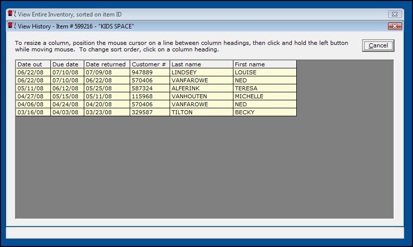 View Inventory 2